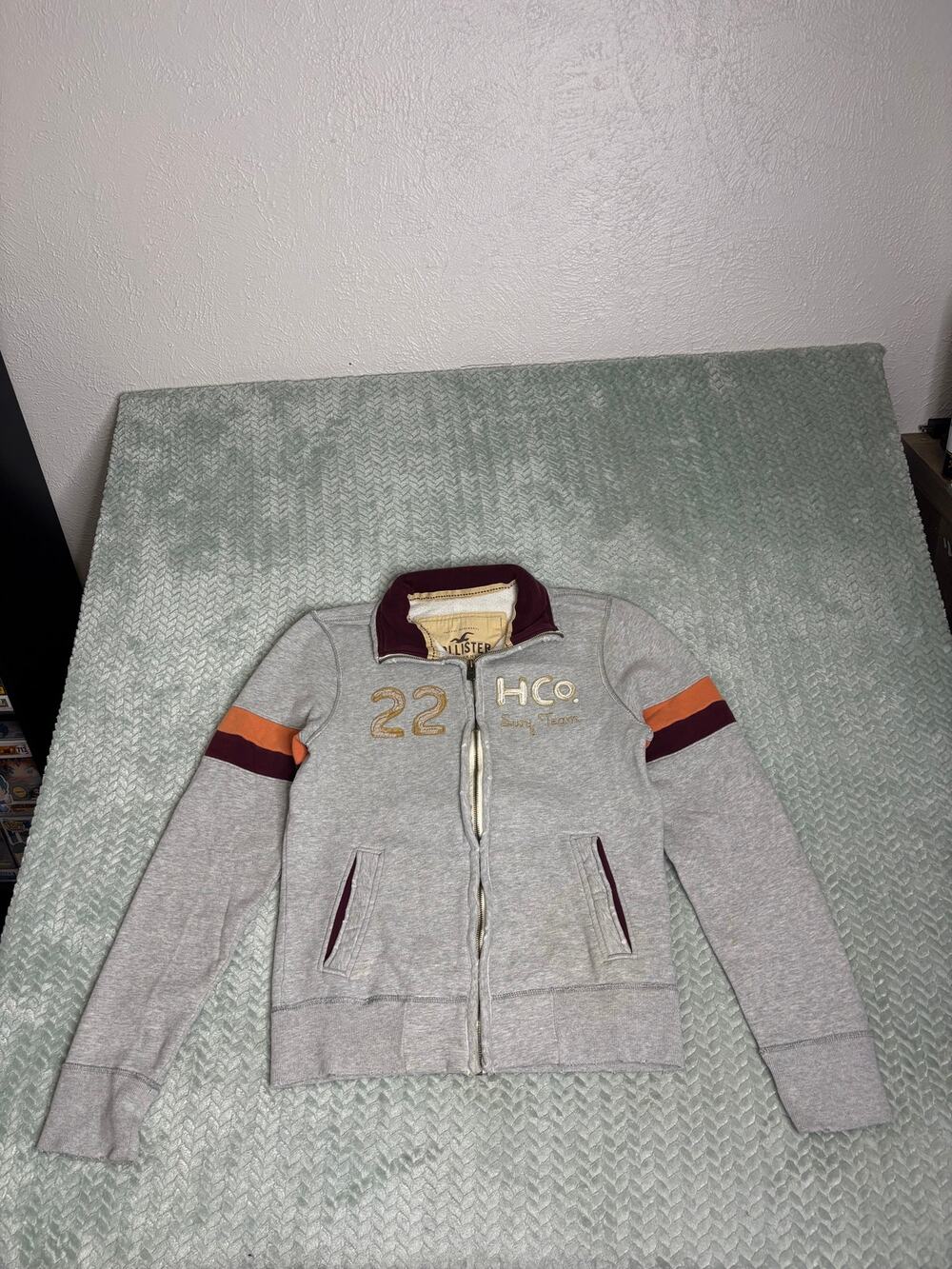 Hollister HCo Surf Team 22 Full Zip Sweatshirt M
